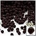 The Crafts Outlet 100-Piece Multi Purpose Pom Poms, Acrylic, 7mm/0.28-inch, Round, White