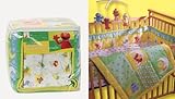 ELMO Sesame Street 7PC CRIB BEDDING SET, Crib Bedding, Mobile, Xtra Crib Sh ....