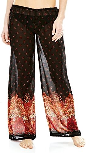 Raviya Border Print Cover-Up Beach Pants