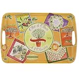 Advertising Labels Various scenes,large 21 by 14 inch melamine serving Tray French design