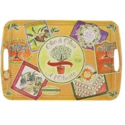 Advertising Labels large 21 by 14 inch melamine serving Tray French design