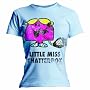 Bravado  Little Miss - Little Miss Chatterbox - Blue - Womens t-shirt  Blue
