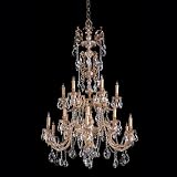 Crystorama Lighting 2718-OB-CL-SAQ 18 Light Palmer Crystal