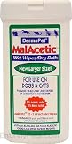 Pet Supplies : DermaPet" Malacetic Wet Wipe Dry Bath (25 count)