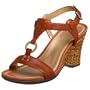 Rockport Women's Bamboo Wedge Ornament Sandal,Brown,8 M