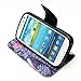 Galaxy S3 Case, M-Zebra Printed Series Light Color Design PU Leather Stand Wallet Type Magnet Design Flip Case Cover For Samsung Galaxy S3 i9300, with Screen Protectors+Stylus+Cleaning Cloth (Elephant 1)
