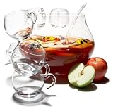 Pinzon Punch Bowl Set with Ladle and 6 Cups