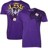 NCAA My U LSU Tigers Purple Razor Wing T-shirt