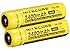 Nitecore NL189 2014 Universal 18650 Li-ion Recharger Battery with 3400mah 3.7v 12.6wh Which Certified By Ce,ul,and Rohs and Can Be Recharged Over 500 Times (2*NL189 3400mAh Battery)