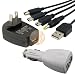 USB Car / Home Travel Charger Adapter + USB Data / Charging Cable for Nintendo DSi / Lite / Sony PSP 1000 / slim 2000 / 3000