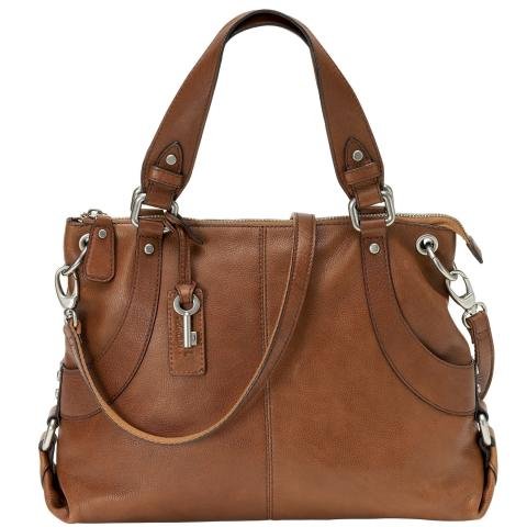 Fossil ZB2805215 Leder Damen Handtasche Shopper Maddox chestnut