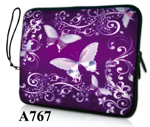 Neoprene Laptop Tablet Sleeve W. Carrying Handle (Removable) Case Fits Apple Ipad (1st Generation) / Samsung Galaxy Tablet / Asus Eee Pad / Acer Iconia Tab / 8