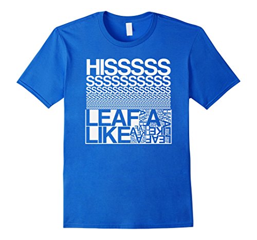Men's LeafyIsHere Shirts Small Royal Blue
