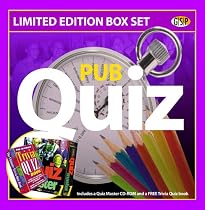 Pub Quiz Box Set with FREE Trivia Quiz Book