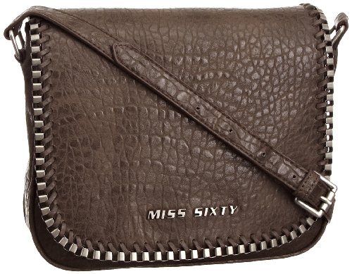 Miss Sixty Nellor Bag, Sac &agrave; main femme - Taupe, Synth&eacute;tique