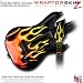 Metal Flames WraptorSkinz Skin fits Guitar Hero World Tour Guitar for XBOX 360 and PS3 (GUITAR NOT INCLUDED)