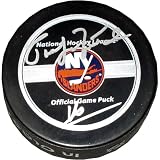 Pat LaFontaine Autographed New York Islanders Puck