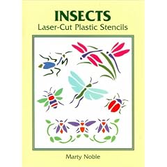 Insects Laser-Cut Plastic Stencils