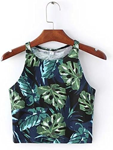 Women's Summer Emoji Cute Girls Funny Tank Top Short Vest (S, CLO001-07)