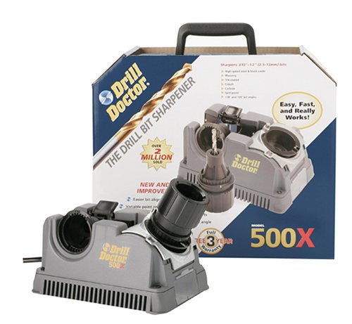 Drill Doctor 500X 3/32-Inch to 1/2-Inch Drill Bit Sharpener