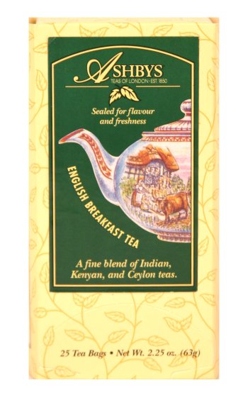 Ashbys English Breakfast Tea, 25 Bags by Ashbys Teas