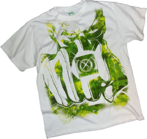  Watercolor Fist -- Green Lantern Movie Adult T-Shirt