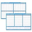 AT-A-GLANCE&reg; 90-/120-Day Format Reversible/Erasable Undated Wall Planner, 36 x 24
