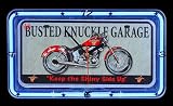 Christmas Saving - Harley Davidson Neon License Plate Clock