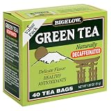 Bigelow Decaffeinated Green Tea, 40-Count Boxes (Pack of 6)
