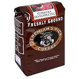 Jeremiahs Pick Coffee Sumatra Mandheling, Ground, 10-Ounce Bags (Pack of 3)