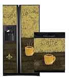 Caffe Refrigerator and Dishwasher Combo Appliance Art (SXS)