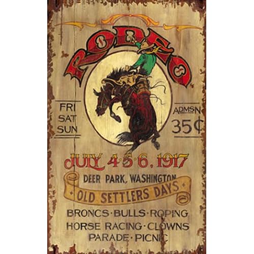 signs Sign Vintage Rustic  Signs old Western rustic Old Rodeo LARGE
