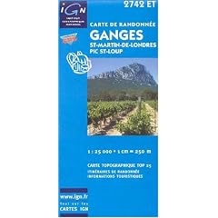 Carte de randonn�e : Ganges - Pic St-Loup