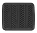 Kraco K2510BLK 1-Piece Rubber Rear Mat - Parent
