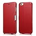 iPhone 6s/6 Case, Benuo [Luxury Series] [Slim Style] Genuine Leather Folio Flip Corrected Grain Leather Case with Magnetic Closure for iPhone 6/iPhone 6s 4.7 inch (Red)