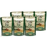6PK Pill Pockets LARGE Dog 45.6 oz (180 Chicken pockets)
