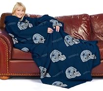 Dallas Cowboys Adult Comfy Throw Blanket with Sleeves