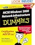 MCSE Windows 2000 Network Infrastructure for Dummies (with CD-ROM, covers