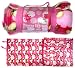 Sporting Goods : Fleece Sleeping Bag Mat - Pink Monkeys