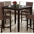Counter Height Dining Table Cappuccino Finish