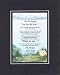Touching and Heartfelt Poem for Sons - I'm So Proud You Are My Son Poem on 11 x 14 nches Double Beve