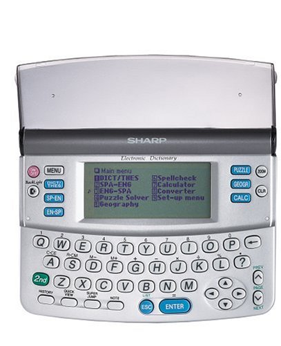 Sharp PW-E250 Pocket Oxford Spanish English Dictionary & Thesaurus