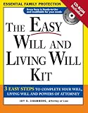 The Easy Will and Living Will Kit (+ CD-ROM) (Easy Will & Living Will Kit)