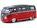 Diecast Model VW Samba Van (VBugz) in Red and Black