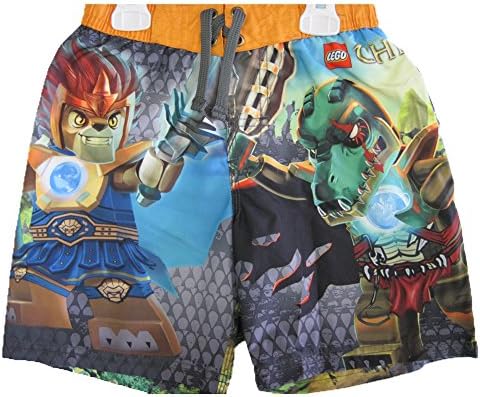 Chima Lego Little Boys Multi Color Mini Figures Print Swim Wear Shorts 6