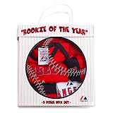 LA Angels of Anaheim Baby Boy Gift Set, Including Creeper, Bib, Blanket, Cap