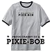 pixie bob - RINGER T-SHIRT HEATHER GRAY 