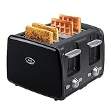 Oster 4-Slice Toaster with Retractable Power Cord - Black
