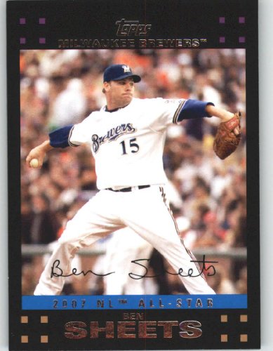 2007 Topps Update #246 Ben Sheets - Milwaukee Brewers (All-Star) (Baseball Cards)