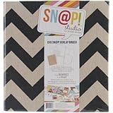 UPC 817254018473 product image for Simple Stories Snapt Burlap Binder, 6 by 8-Inch, Black | upcitemdb.com